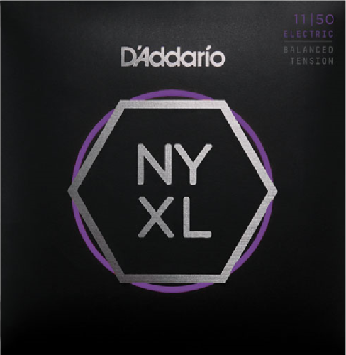 D'addario Nickel Wound, Balanced TENSION, 11-50, Electric Guitar Strings - Poppa's Music
