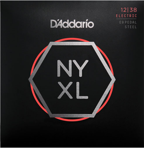 D'addario Nickel Wound, Pedal STEEL, Custom Medium, 12-38 Electric Guitar Strings - Poppa's Music