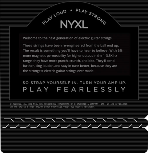 D'addario Nickel Wound, Extra Heavy, 12-60 Electric Guitar Strings - Poppa's Music