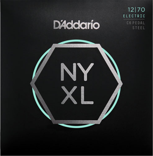 D'addario Nickel Wound, Pedal STEEL, Custom Medium, 12-70 Electric Guitar Strings - Poppa's Music