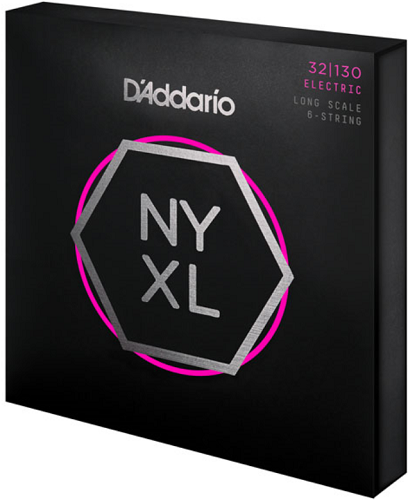 D'addario Long Scale, Regular Light 6-String, 32-130 Bass Guitar Strings - Poppa's Music