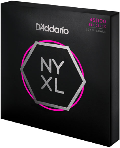 D'addario Long Scale, Regular Light, 45-100 Bass Guitar Strings - Poppa's Music