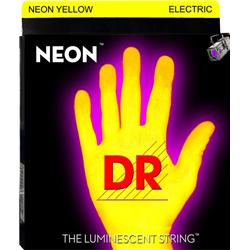 DR Electric Guitar Strings - Neon - Yellow Coated - Poppa's Music