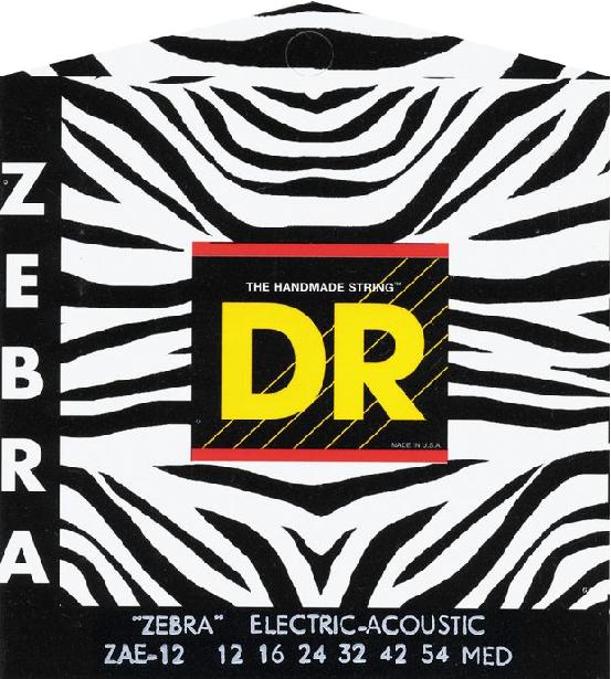 Dr Zebra Acoustic Electric Guitar Strings - Poppa's Music