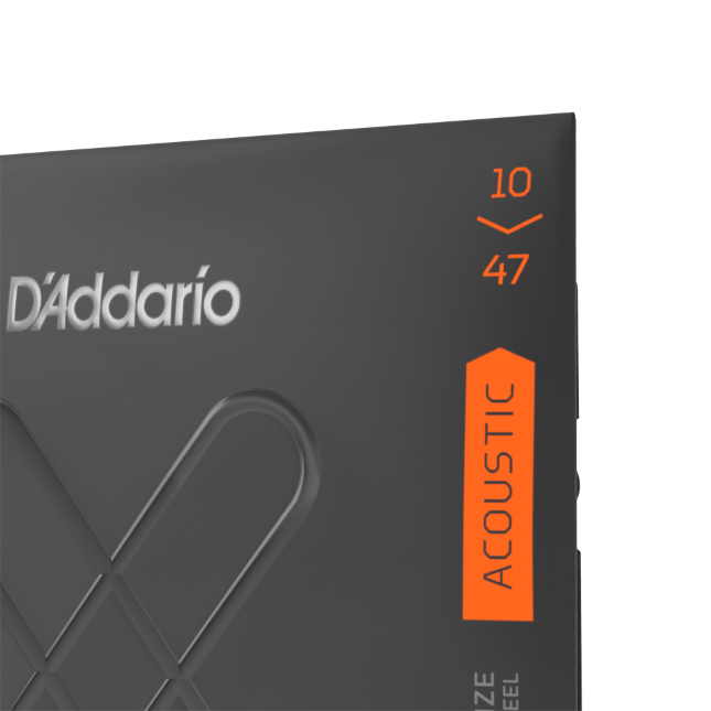 D'Addario XTAPB1047 XT Phosphor Bronze Acoustic Guitar Strings, Extra Light, 10-47, 3 Sets - Poppa's Music