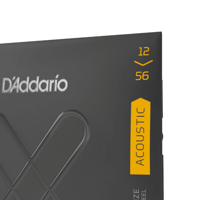 D'Addario XTAPB1256 XT Phosphor Bronze Acoustic Guitar Strings, Light Top/Medium Bottom, 12-56 - Poppa's Music