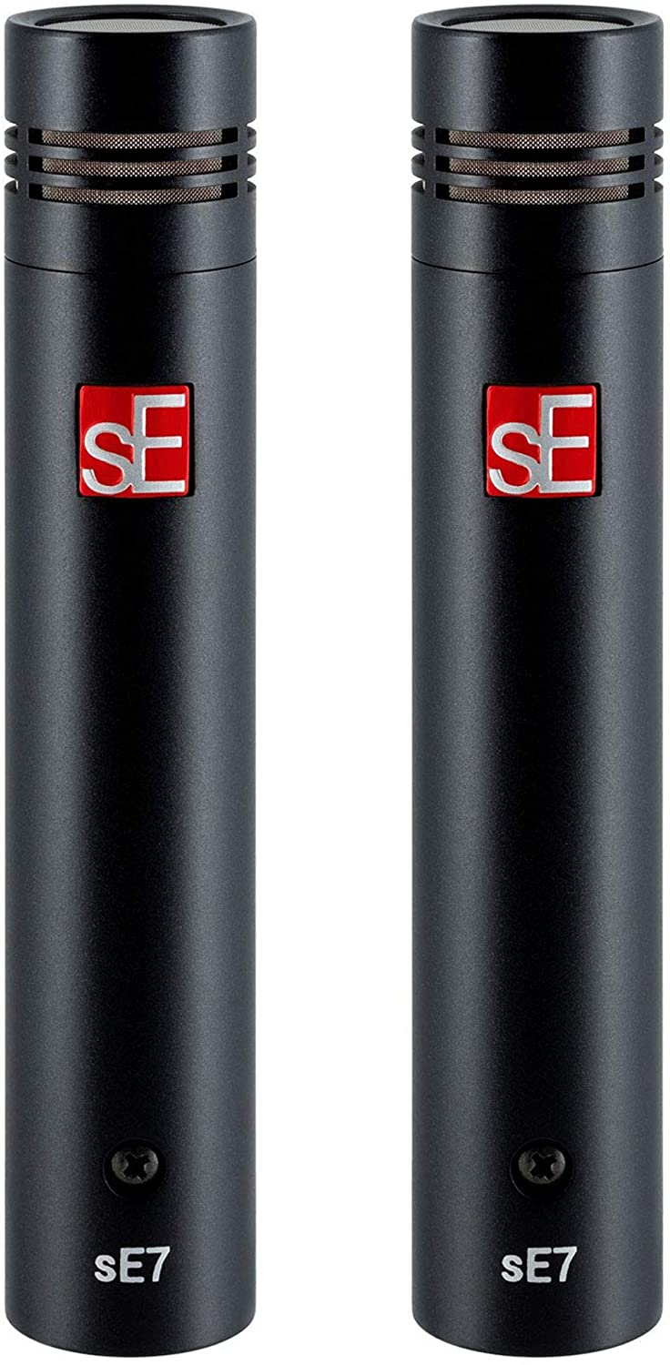sE Electronics Small Diaphragm Cardioid Condenser Microphone with Clip SE7 - Poppa's Music