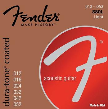 Fender Dura-tone Coated Acoustic Guitar Strings - Poppa's Music