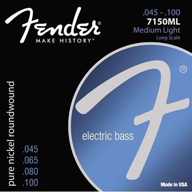 Fender Original 7150s Pure Nickel Electric Bass Guitar Strings - Poppa's Music