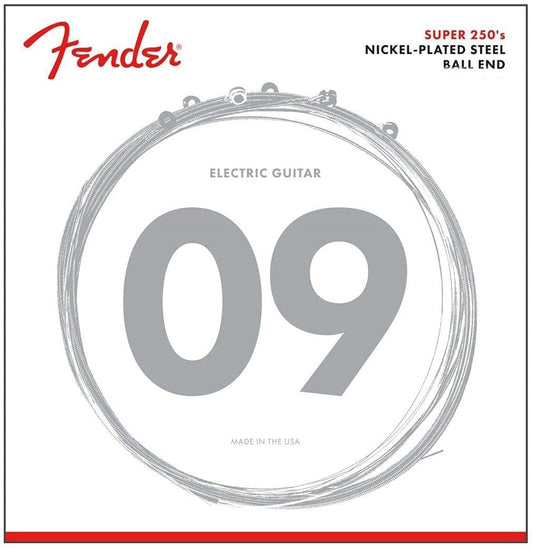Fender 250s Nickel Plated Steel Ball End Electric Guitar Strings - Poppa's Music