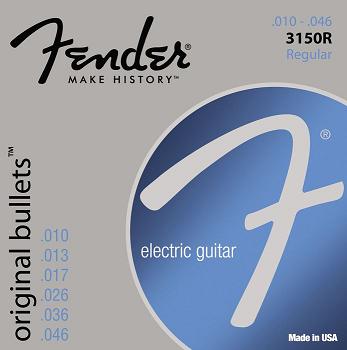 Fender Original Bullets Pure Nickel Bullet End Electric Guitar Strings - Poppa's Music