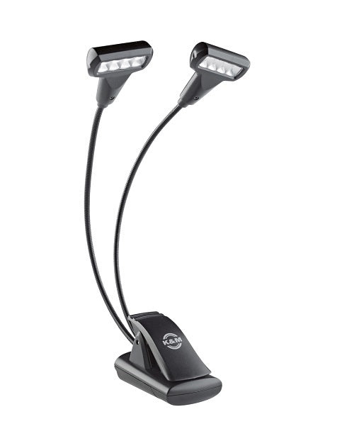 K&M "Double 4-LED T-Model FlexLight" Music Stand Light - 12273 - Premium Stand Light from K & M - Just $12.50! Shop now at Poppa's Music