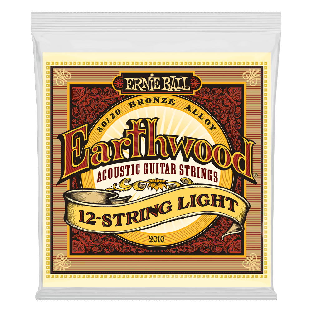 Ernie Ball Earthwood Light 12-String 80/20 Bronze Acoustic Guitar Strings - 9-46 Gauge - 2010 - Poppa's Music