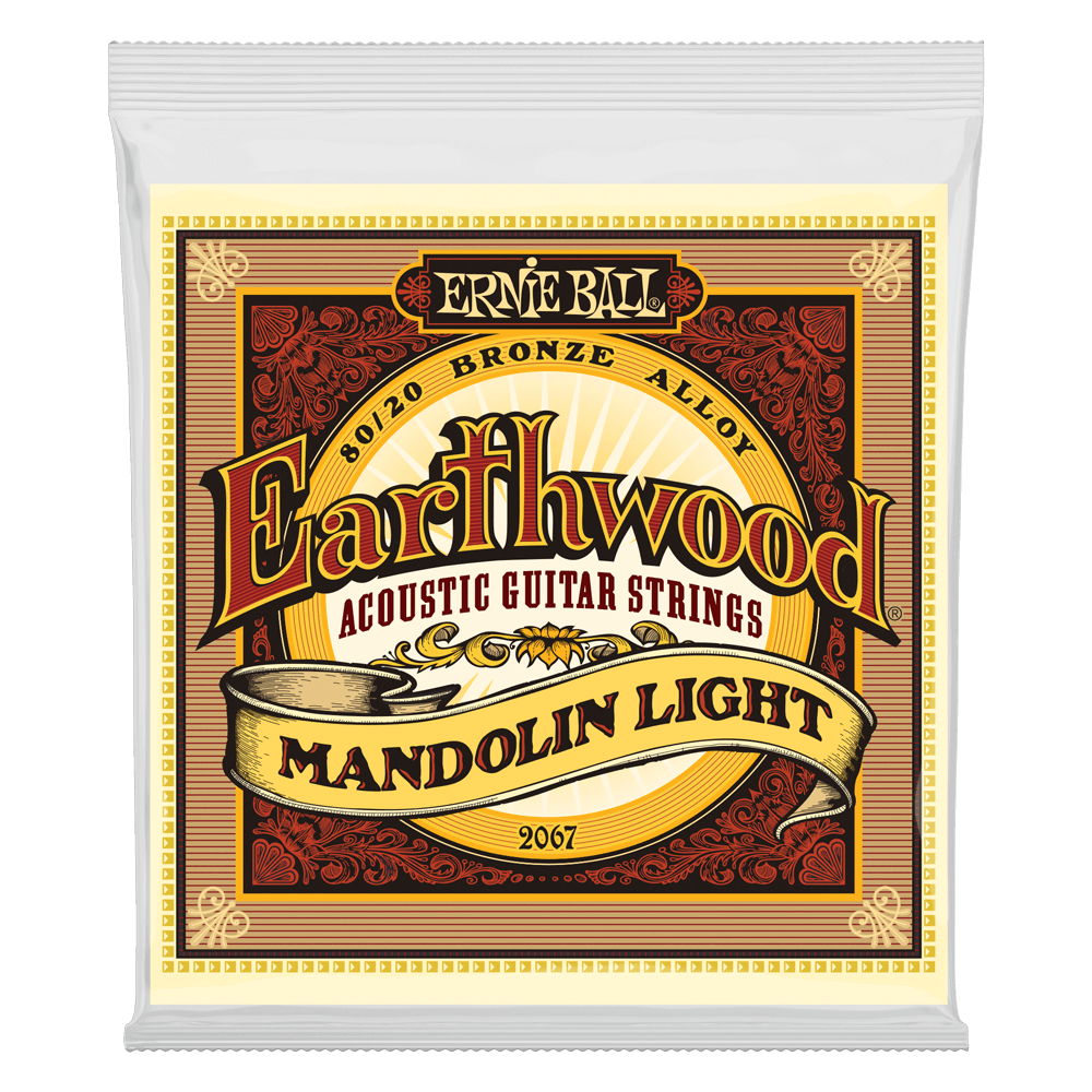 Ernie Ball Earthwood Mandolin Light Loop End 80/20 Bronze Acoustic Guitar Strings - 9-34 Gauge - 2067 - Poppa's Music
