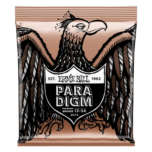 Ernie Ball Paradigm Medium Phosphor Bronze Acoustic Guitar Strings - 13-56 Gauge - 2074 - Poppa's Music