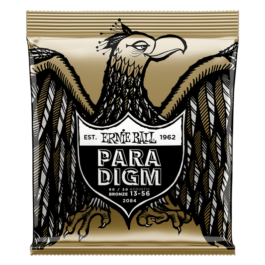 Ernie Ball Paradigm Medium 80/20 Bronze Acoustic Guitar Strings - 13-56 Gauge - 2084 - Poppa's Music