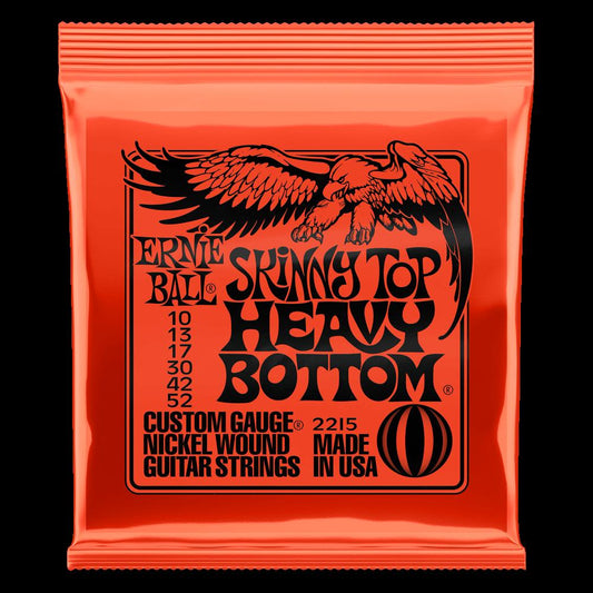 Ernie Ball Skinny Top Heavy Bottom Slinky Nickel Wound Electric Guitar Strings - 10-52 Gauge - 2215 - Poppa's Music