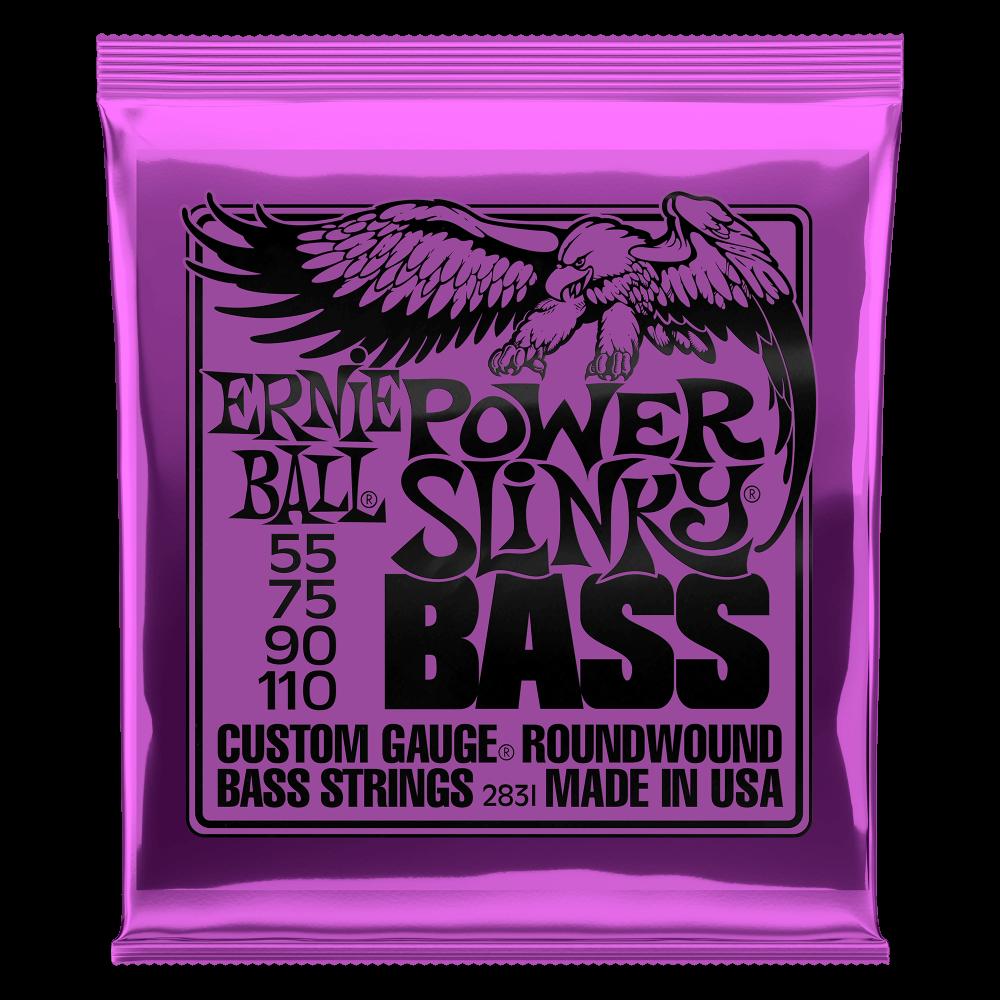 Ernie Ball Power Slinky Nickel Bass Strings, 55-110 Gauge - 2831 - Poppa's Music