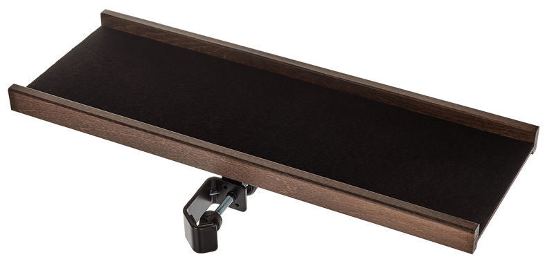 K&M Music Stand Wooden Tray- Walnut - Poppa's Music