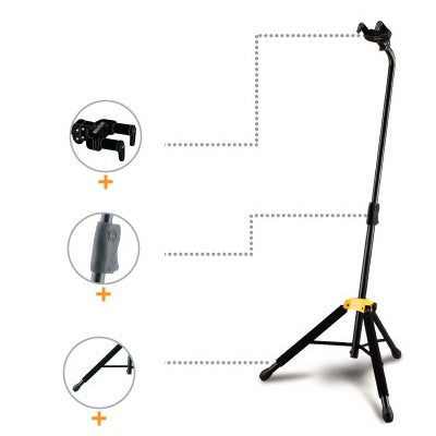 Hercules Auto-Grab  Guitar Stand W/BONUS Neck Cradle - GS414BN - Poppa's Music