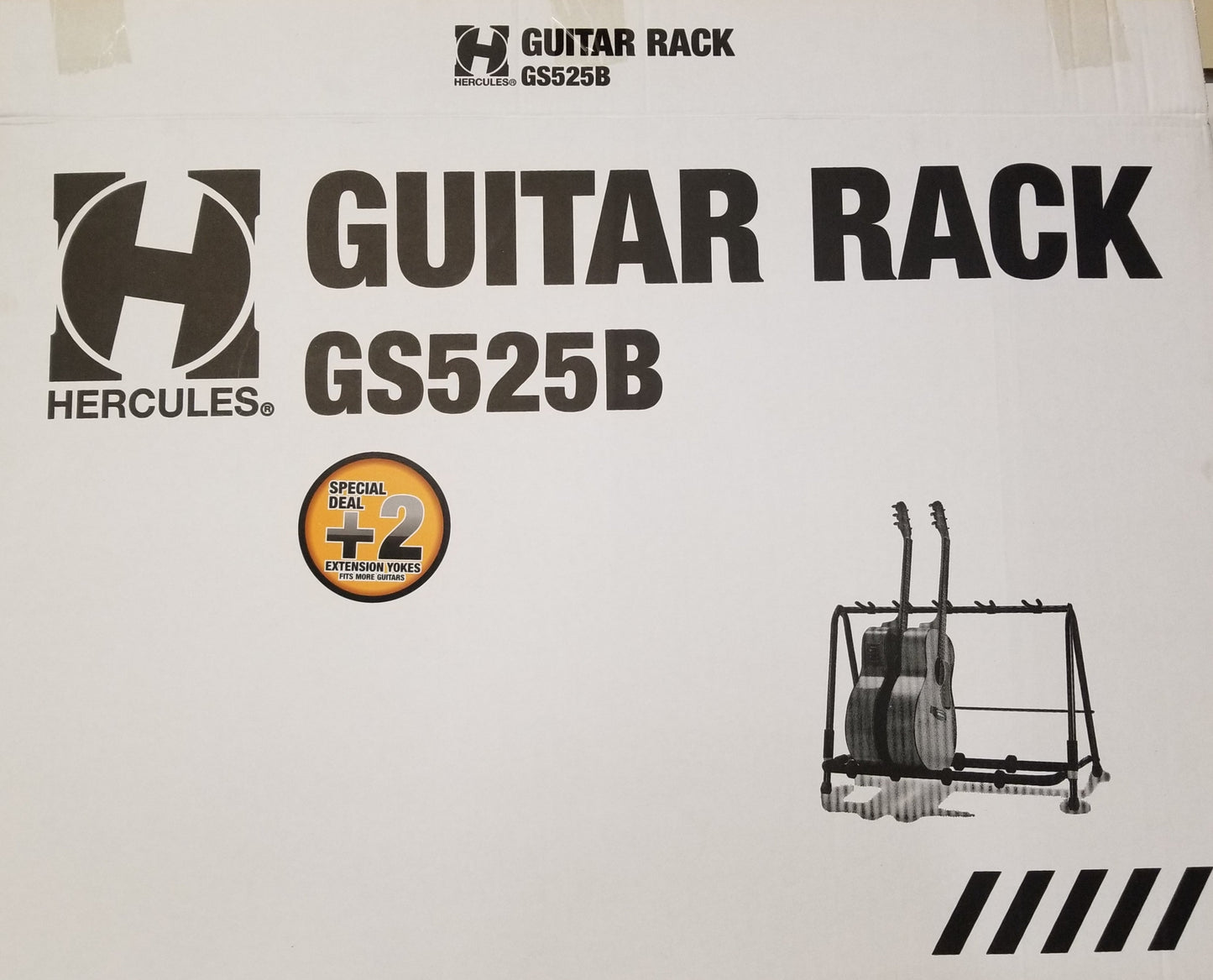 Hercules 5-Piece Multi-Guitar Display Rack with Extension Pack - GS525BP-HA205 - Poppa's Music