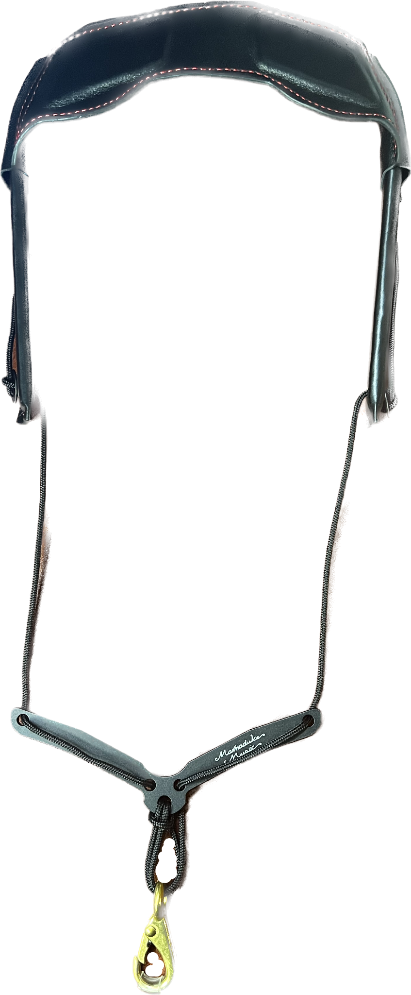 Marmaduke "Feather" Strap III GL - Leather Saxophone Strap - Poppa's Music