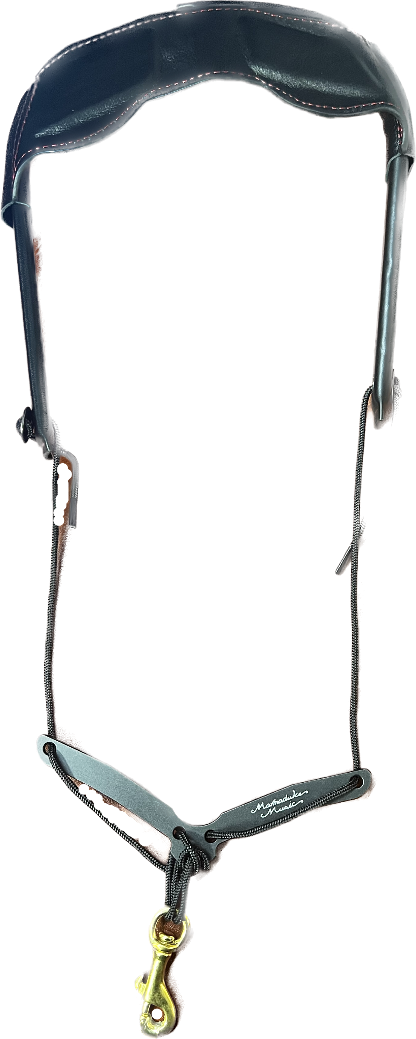 Marmaduke "Feather" Strap III GL - Leather Saxophone Strap - Poppa's Music