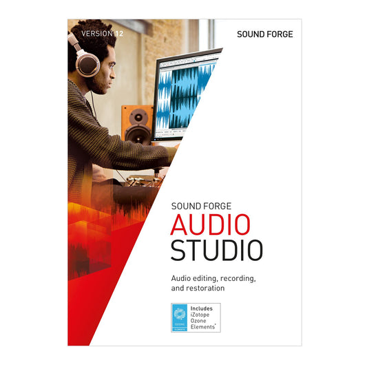 Sound Forge Audio Studio 12 Software - Poppa's Music 