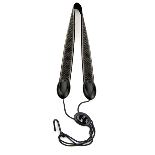 Rico Gray Scales Fabric Stap with Metal Hook for Tenor/Baritone Saxophone - Poppa's Music