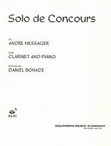 SOLO DE CONCOURS By: ANDRE-CHARLES MESSAGER - Arranged By: DANIEL BONADE - SS81 - Poppa's Music