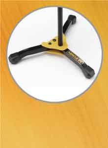 Hercules Alto or Tenor Saxophone Stand W/ Soprano Sax Peg & Carry Bag - DS533BB - Poppa's Music