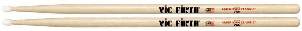 Vic Firth American Classic Hickory Drumsticks Nylon Tip -7AN - Poppa's Music