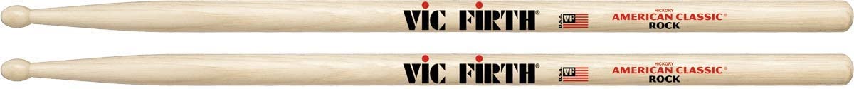 Vic Firth American Classic Hickory Drumstick Wooden Tip - Rock - Poppa's Music