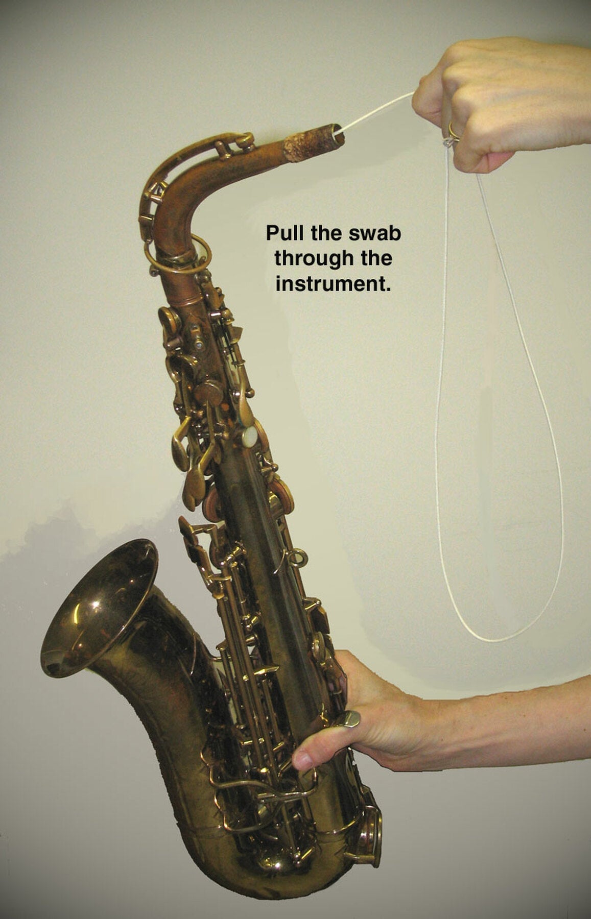 Hodge Alto Sax Silk Swab - Premium Alto Saxophone Swab from Hodge - Just $12.95! Shop now at Poppa's Music