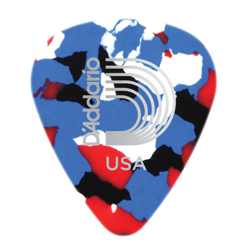 D'addario Planet Waves Multi-Color Celluloid Guitar Picks - 25 Packs - Poppa's Music