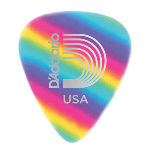 D'addario Planet Waves Rainbow Celluloid Guitar Picks - 25 Packs - Poppa's Music