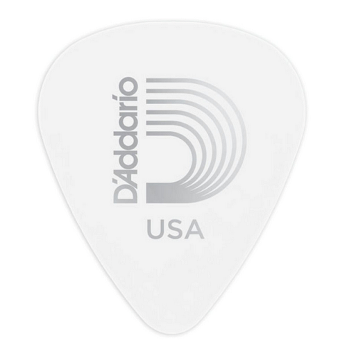 Planet Waves White-Color Celluloid Guitar Picks - 100 Pack - Poppa's Music