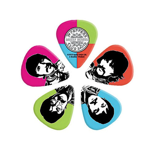 D'addario Planet Waves SGT. Pepper's Anniversary Picks - 10-PACK - Poppa's Music
