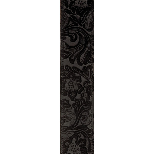 D'addario Planet Waves Embossed Western Suede Leather Guitar Strap - Poppa's Music