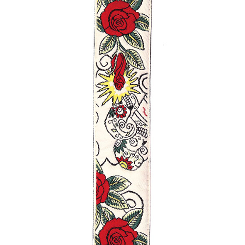 D'addario Planet Waves Dia DE Los Muertos Woven Guitar Strap - Poppa's Music