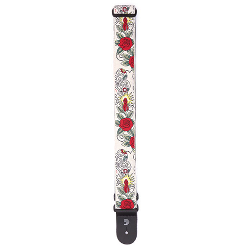 D'addario Planet Waves Dia DE Los Muertos Woven Guitar Strap - Poppa's Music
