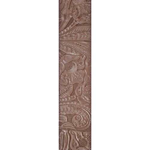 D'addario Planet Waves Embossed Leather Strap - Poppa's Music