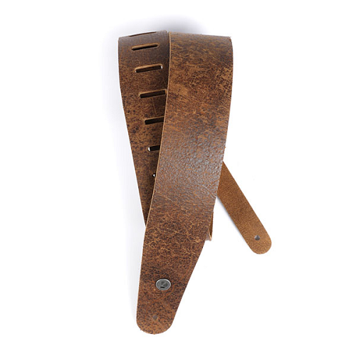 D'addario Planet Waves Blasted Leather Guitar Strap - Poppa's Music
