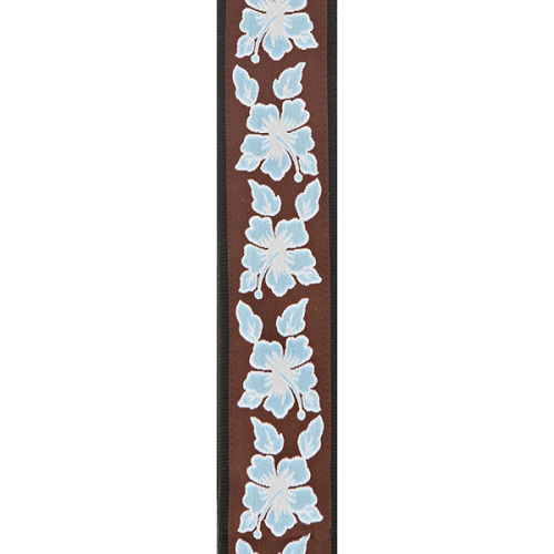 D'addario Planet Waves Aloha Flower Woven Guitar Strap - Poppa's Music