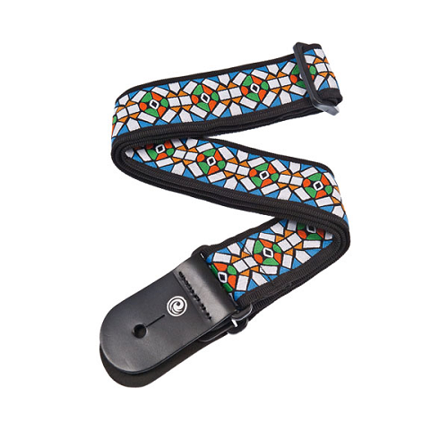 D'addario Planet Waves Stained Glass Woven Guitar Strap - Poppa's Music