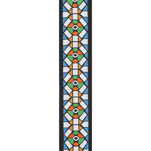 D'addario Planet Waves Stained Glass Woven Guitar Strap - Poppa's Music