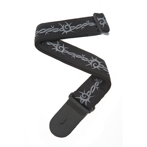 D'addario Planet Waves Barbed Wire Woven Guitar Strap - Poppa's Music
