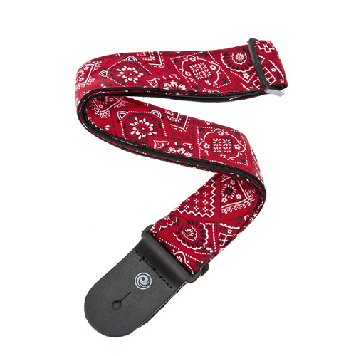 D'addario Planet Waves Bandana Woven Guitar Strap - Poppa's Music