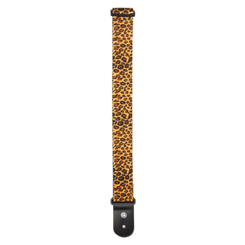 D'addario Planet Waves Leopard Woven Guitar Strap - Poppa's Music