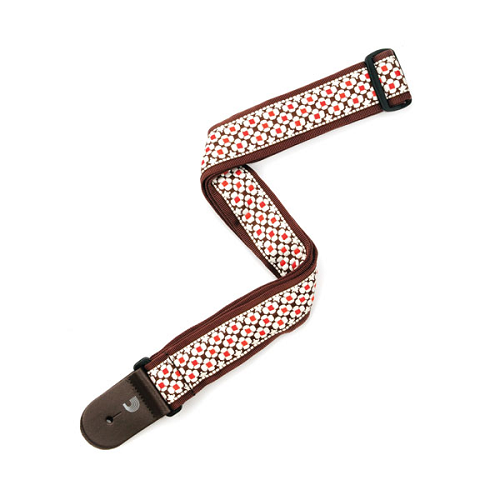 D'addario Planet Waves Indie Flower Jacquard Guitar Strap - Poppa's Music